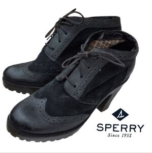 Sperry Emory  Rugged spectator tie ups shorties  8
